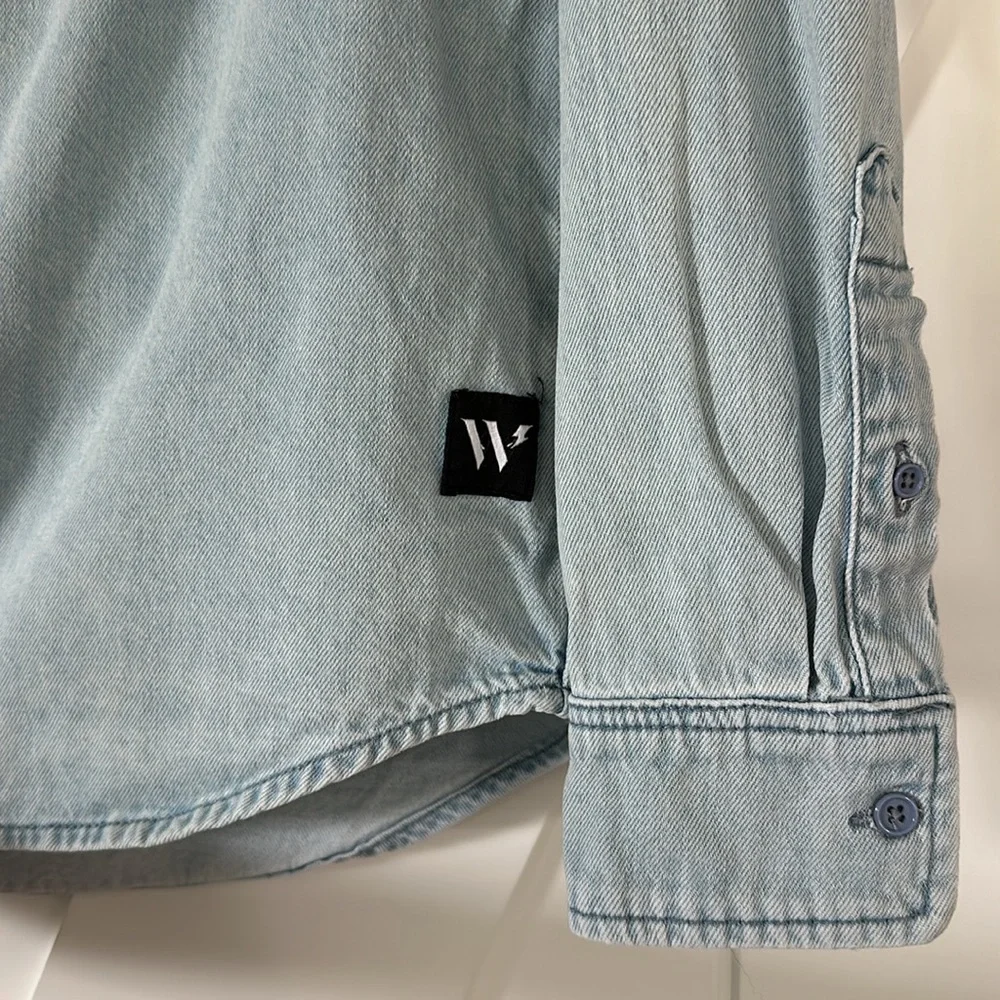 The Wild Collective Austin FC Denim Shirt